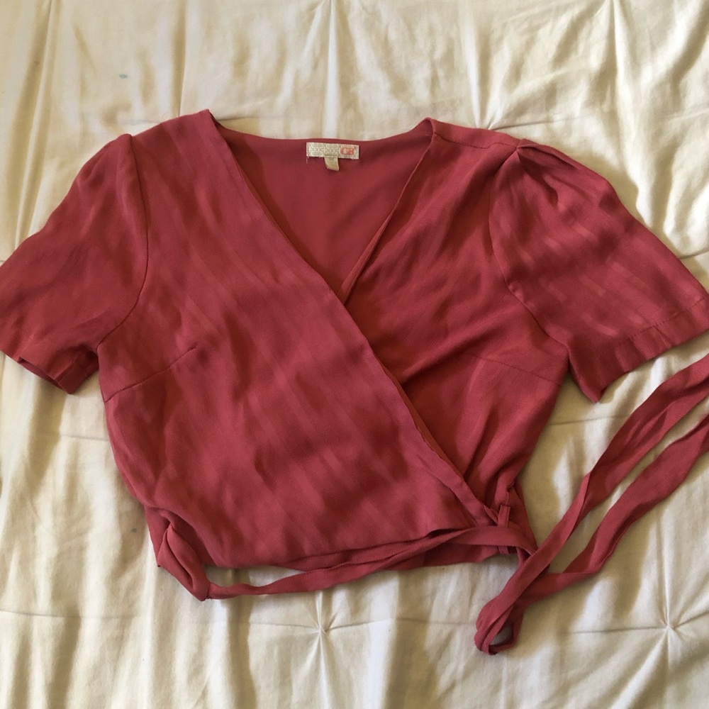 Pink crop top